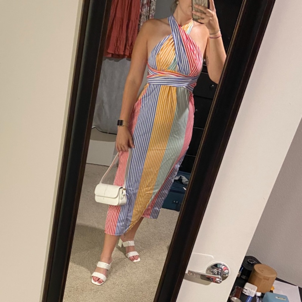 Midi wrap dress